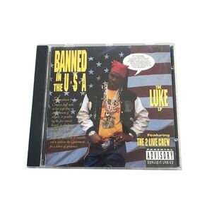 Luke Featuring 2 Live Crew Banned In The USA CD 1990 Atlantic 7567-91424-2